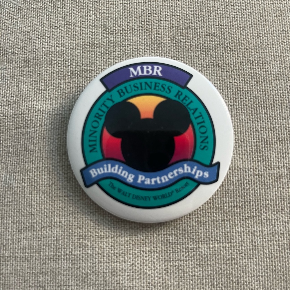 Disney Minority Business Relations Button